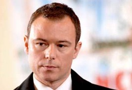 Andrew Lancel, Chernobyl Heart's first patron (image courtesy of ITV)